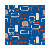 Mod Shapes Blue  (Print Only) thumbnail