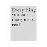 Everything You Can Imagine By Picasso, Grey (Print Only) thumbnail