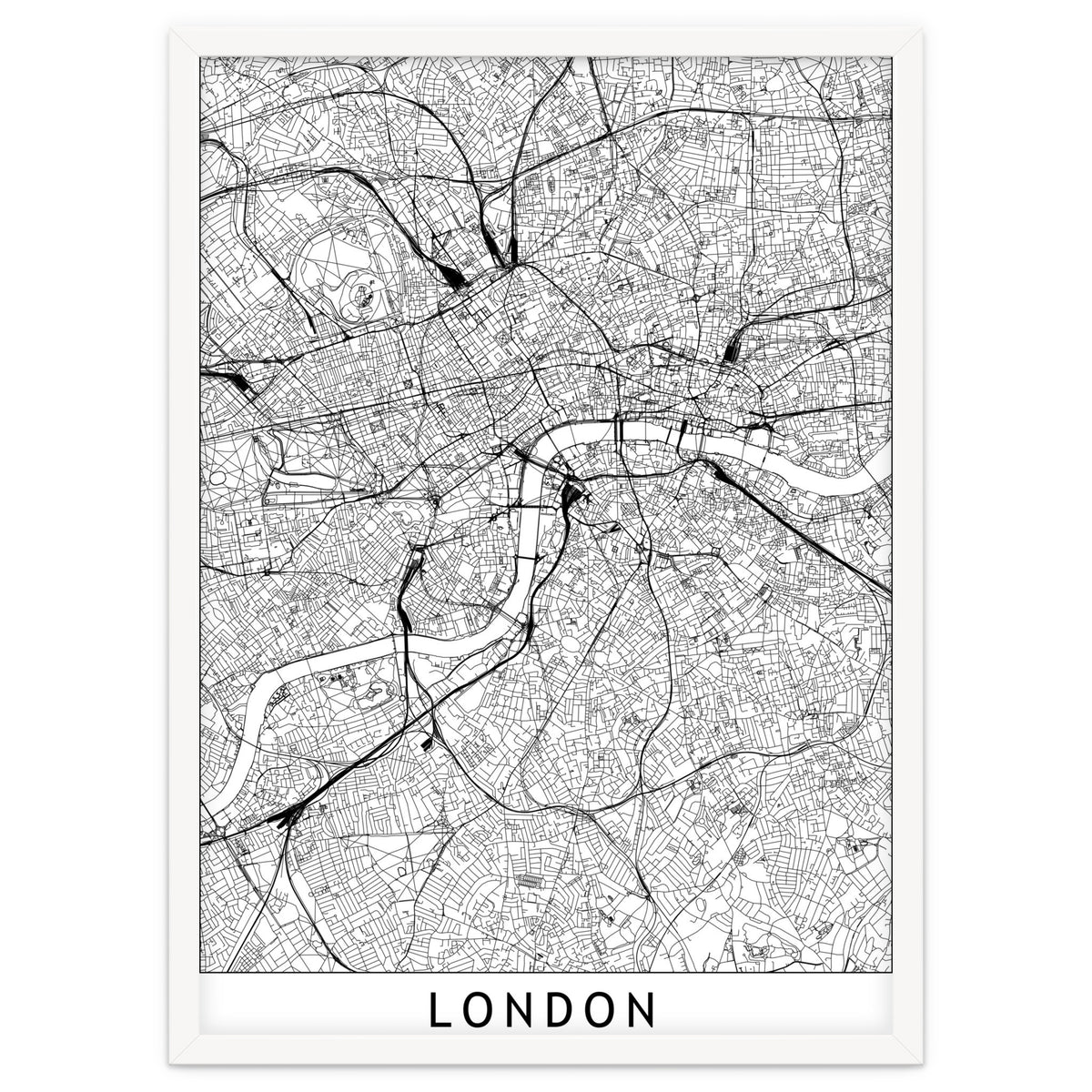London White Map