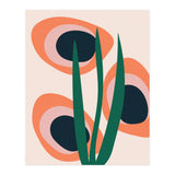 Abstract Mid Century Modern Scandinavian Leaf II (Print Only) thumbnail