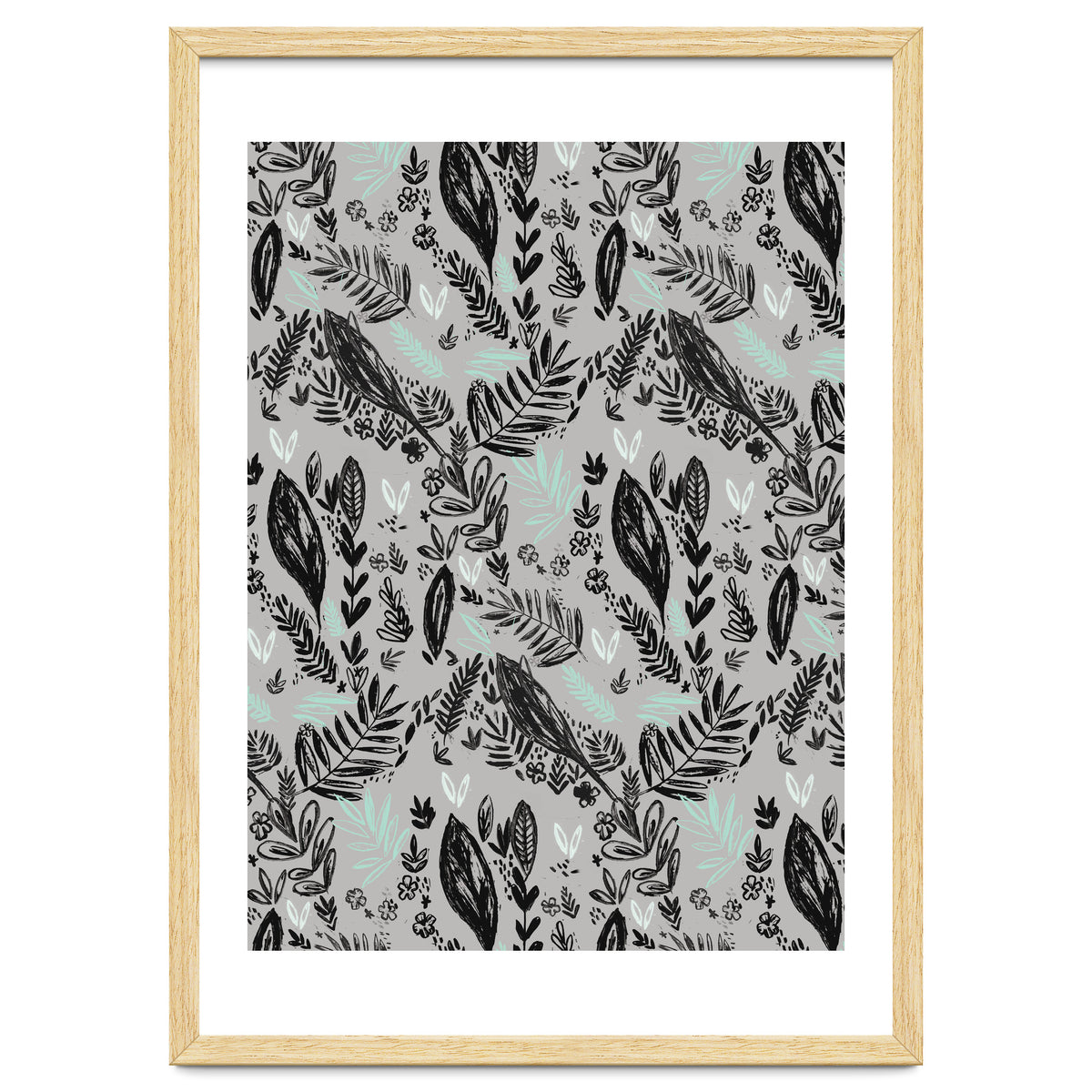 Inky Jungle Pattern