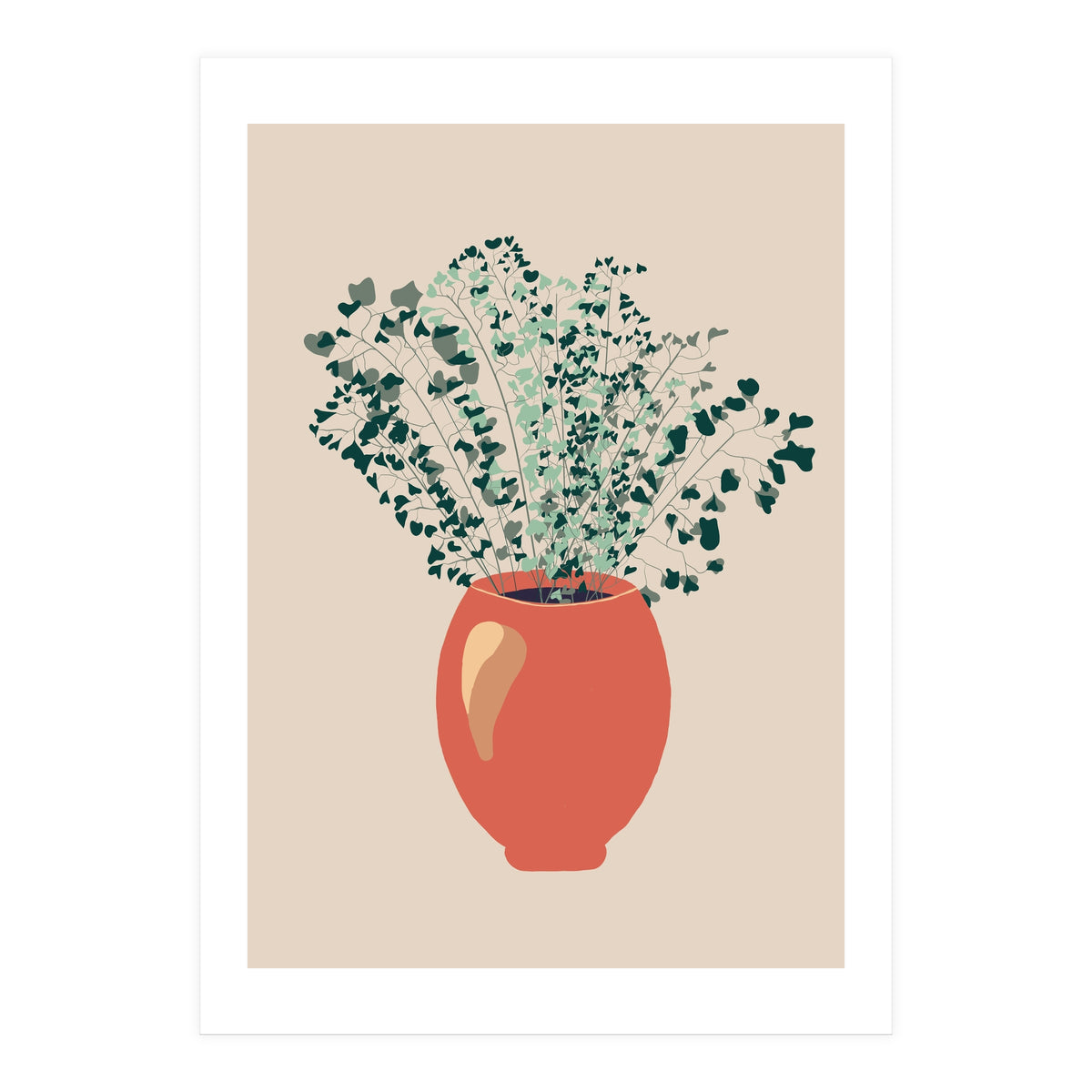 Heart-shaped leaves (Print Only)