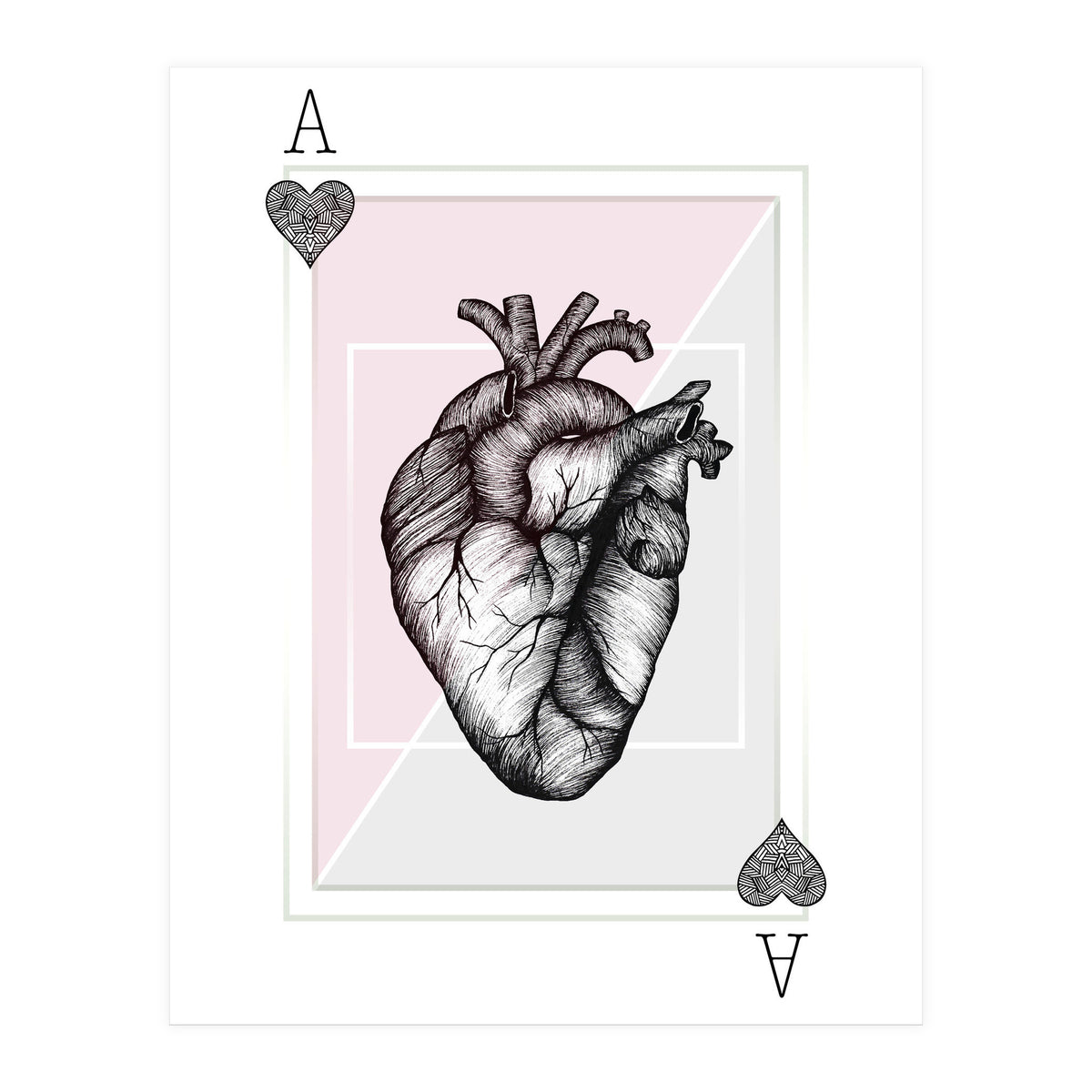 Ace Of Hearts (Print Only)