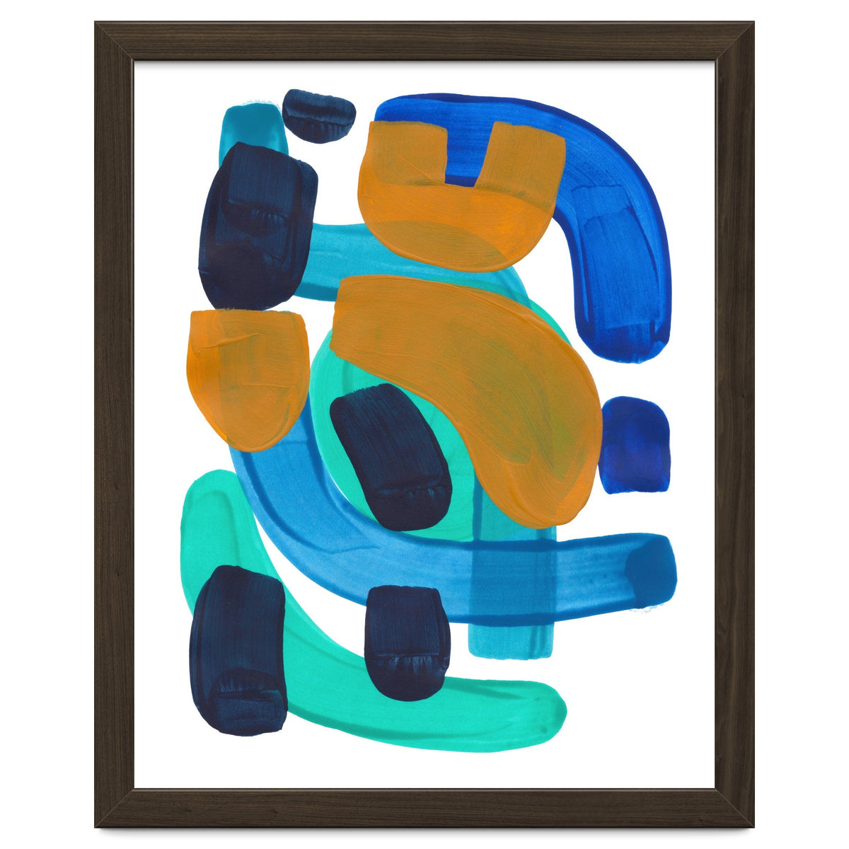 Marine Shapes Yellow Accent