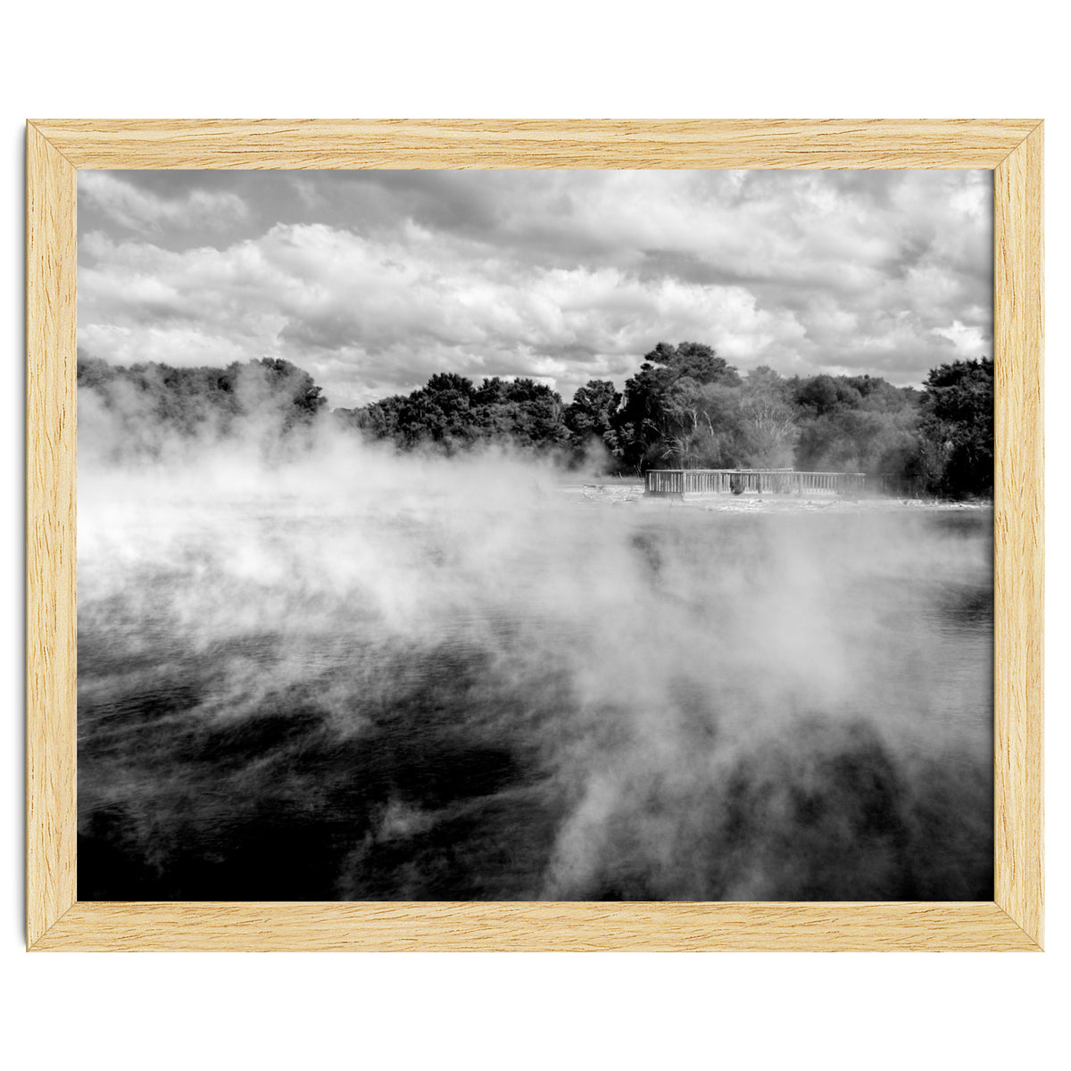 Vapors in Rotorua, New Zealand Art Print
