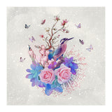Floral Alcedo Atthis  (Print Only) thumbnail
