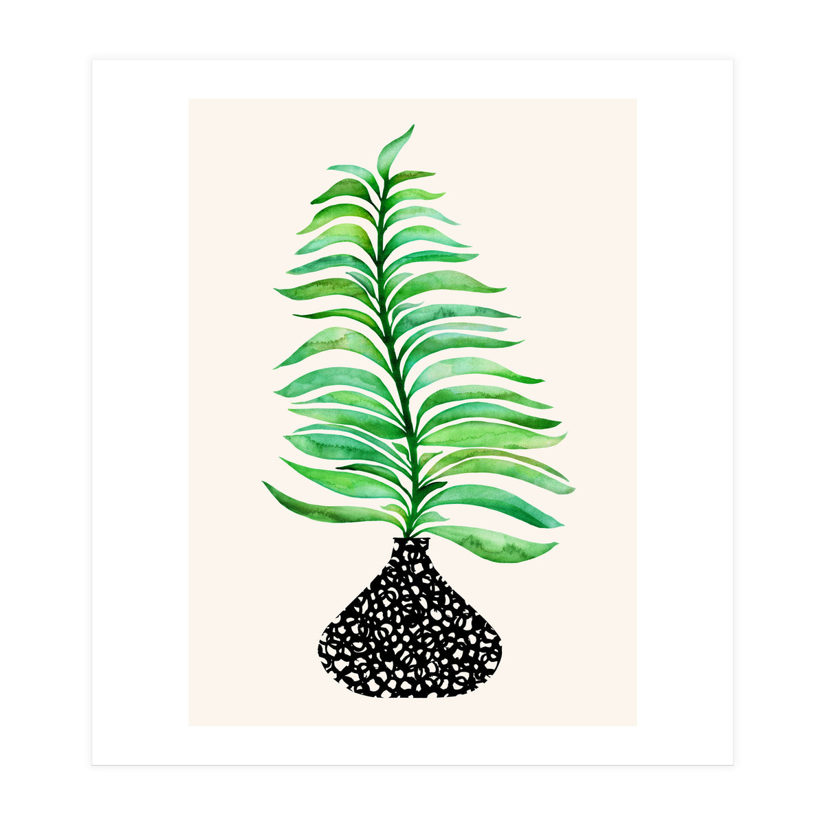 Tropical Leaf Study (Print Only)