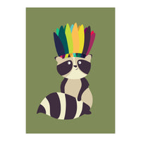 Indian Raccoon (Print Only)
