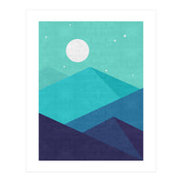 Moonlight mountains (Print Only)