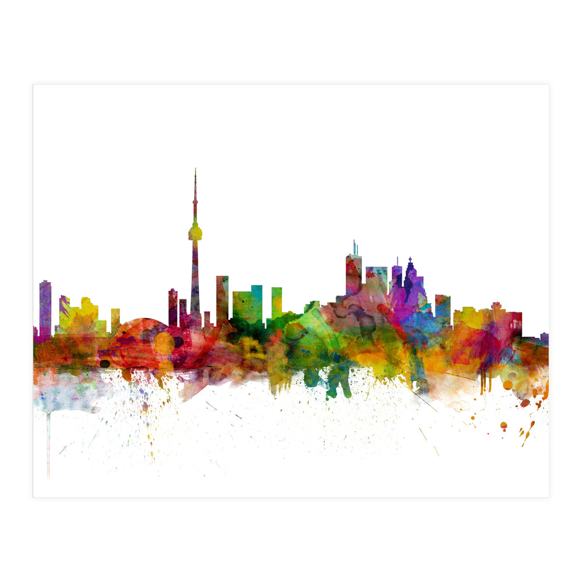 Toronto Canada Skyline (Print Only)