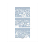 Prague print in blue  (Print Only) thumbnail