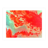 Sea Green And Coral (Print Only) thumbnail