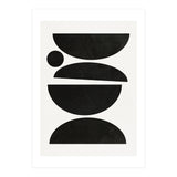ABSTRACT AND GEOMETRIC SHAPES 01BW (Print Only) thumbnail