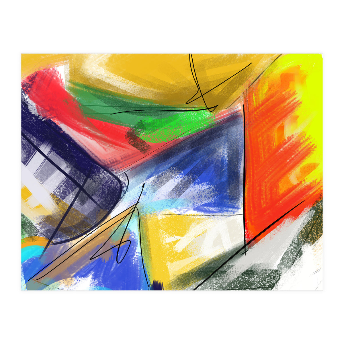 Colored Brushes (Print Only)