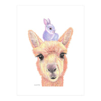 Alpaca and Bunny (Print Only)