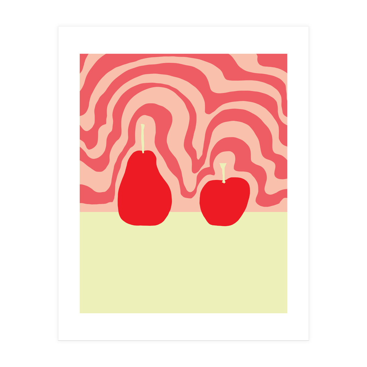 pear and apple (Print Only)