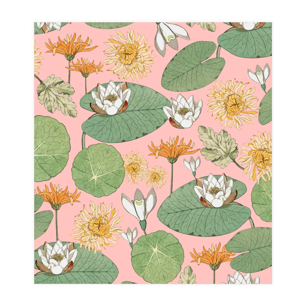 Vintage Royal Gardens (Print Only)