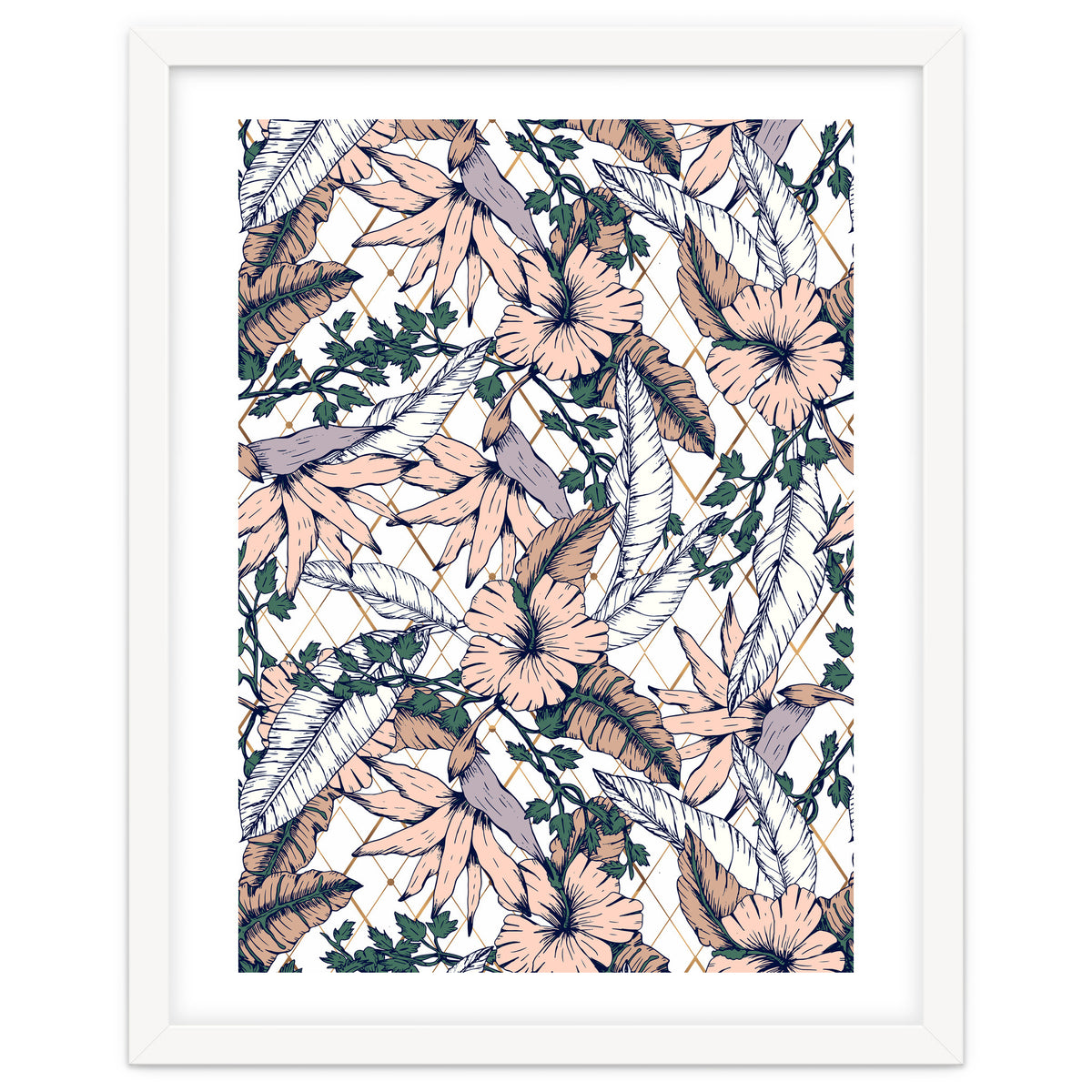 Exotic flowering and pattern geometric