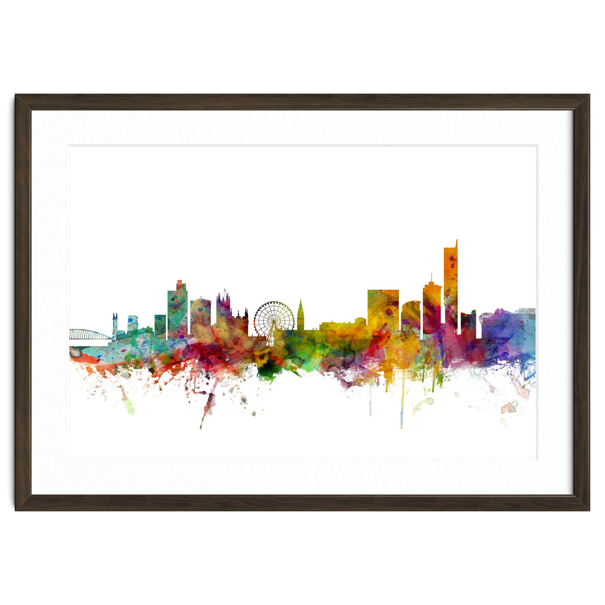 Manchester England Skyline