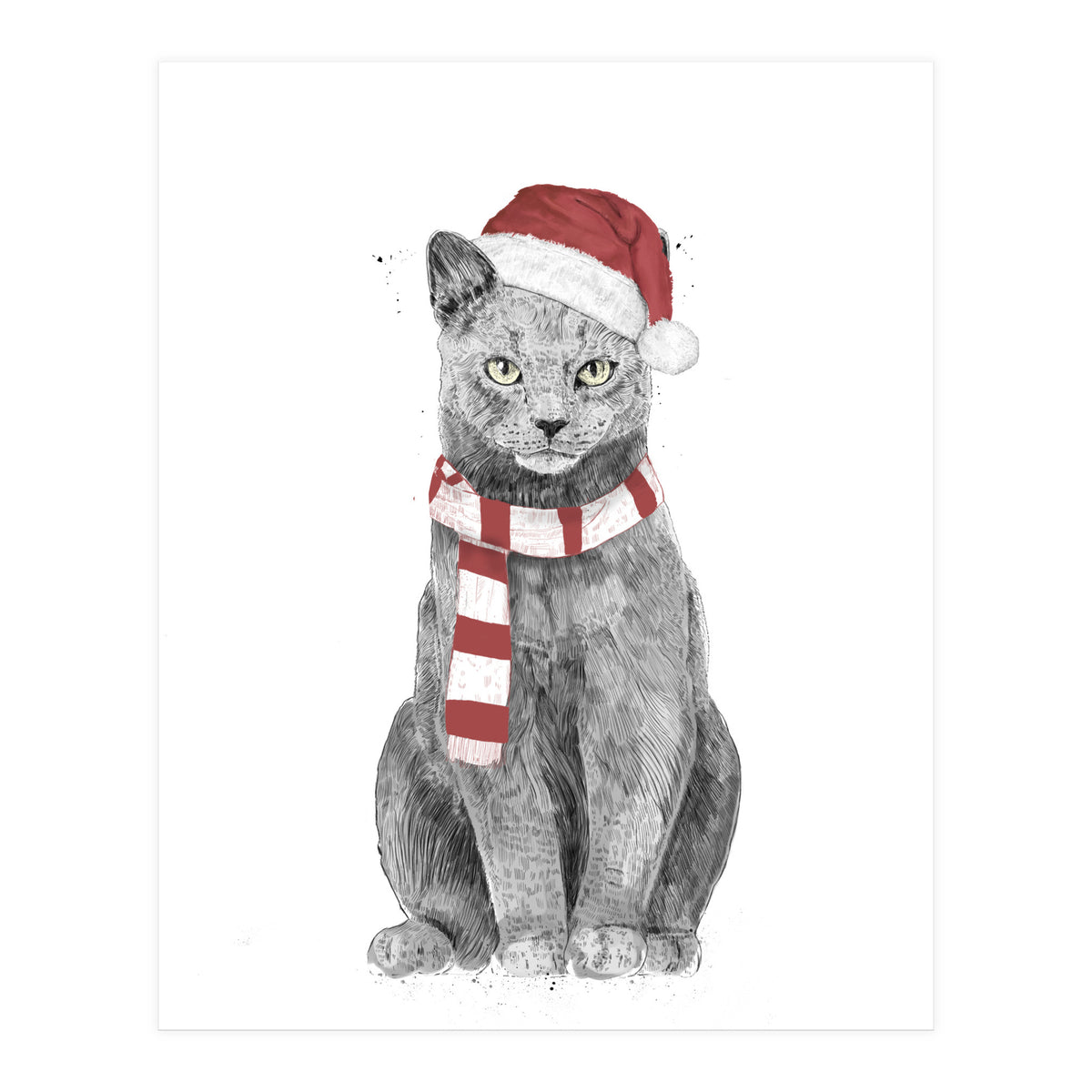Xmas Cat (Print Only)