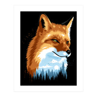 Fox Colors Forest (Print Only)