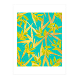 Gold & Teal Florals (Print Only) thumbnail