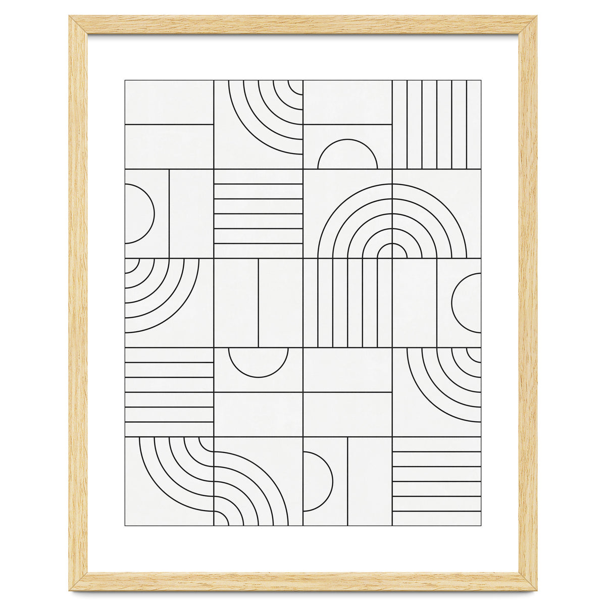 My Favorite Geometric Patterns No.19 - White