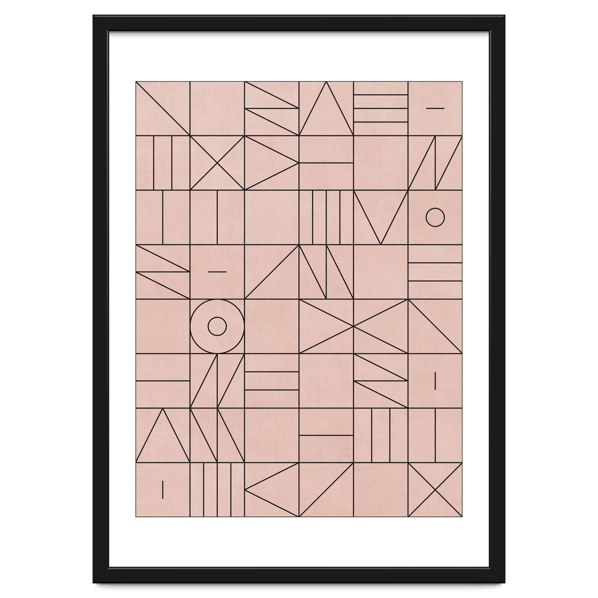My Favorite Geometric Patterns No.2 - Pale Pink