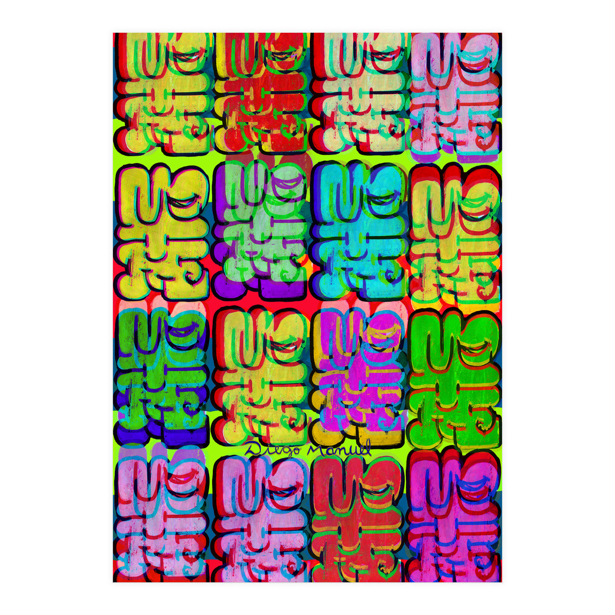 Graffitis 2021 Tapiz 121 (Print Only)