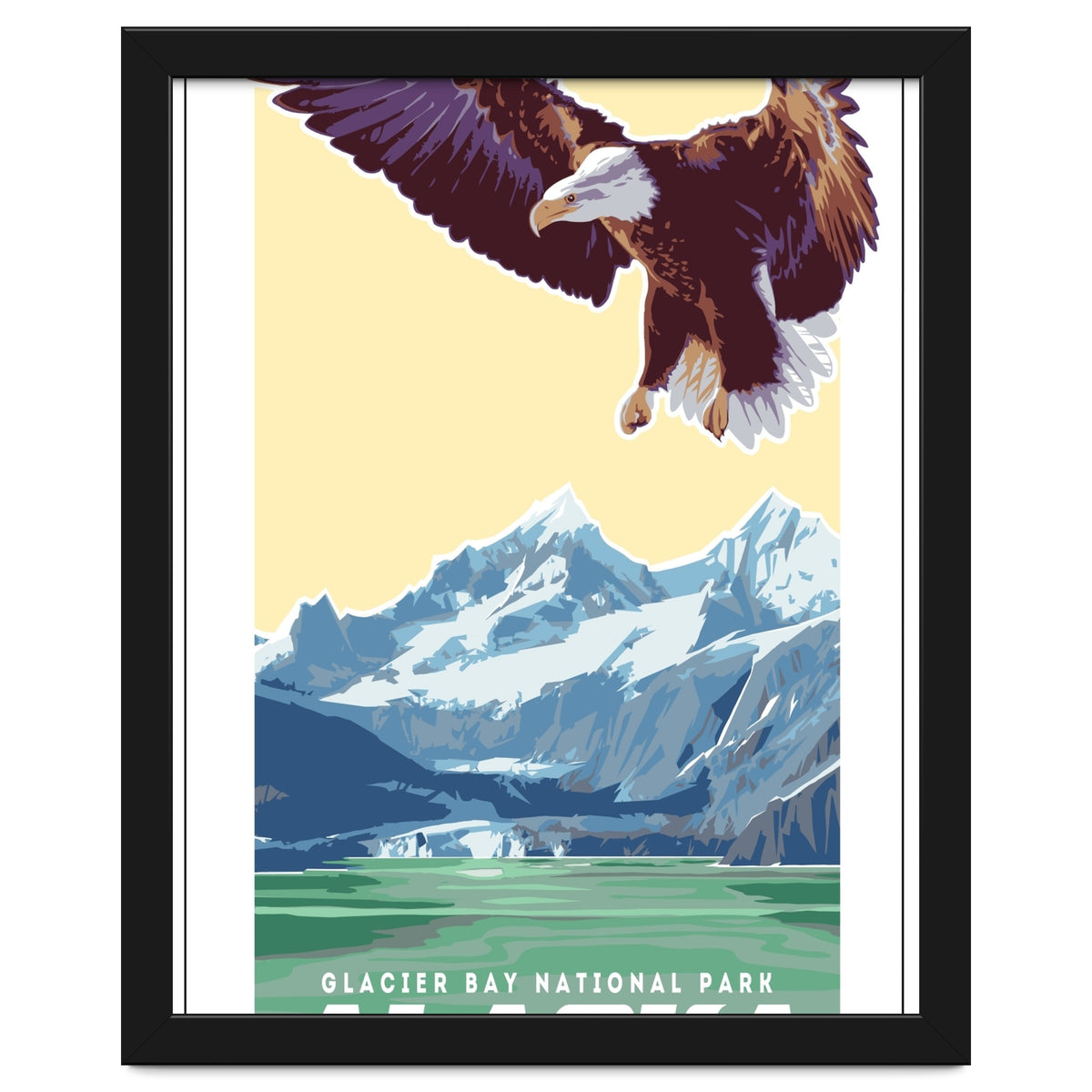 Alaskan Eagle Poster