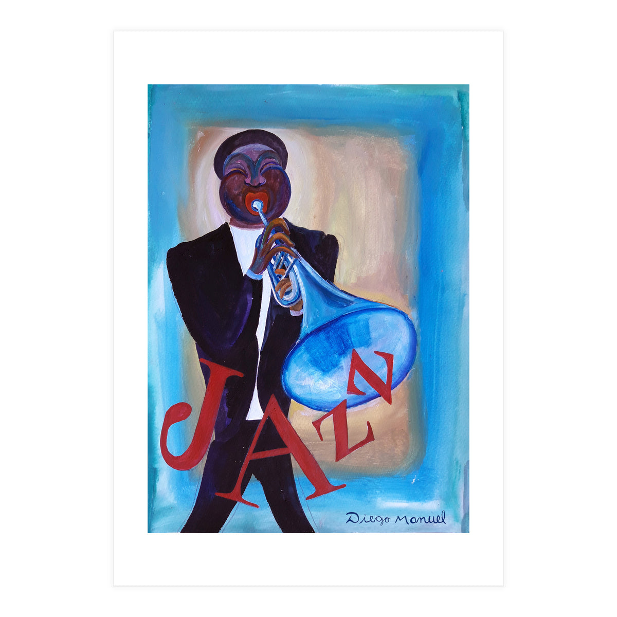 Trompeta De Jazz (Print Only)