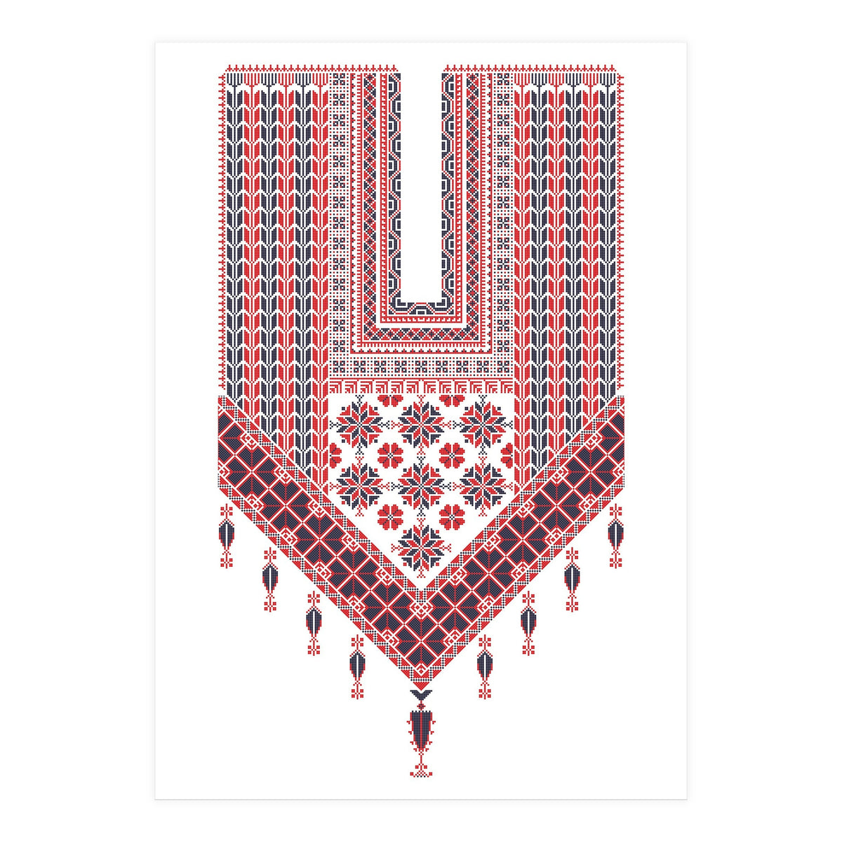 Tatreez Ornament 12 (Print Only)