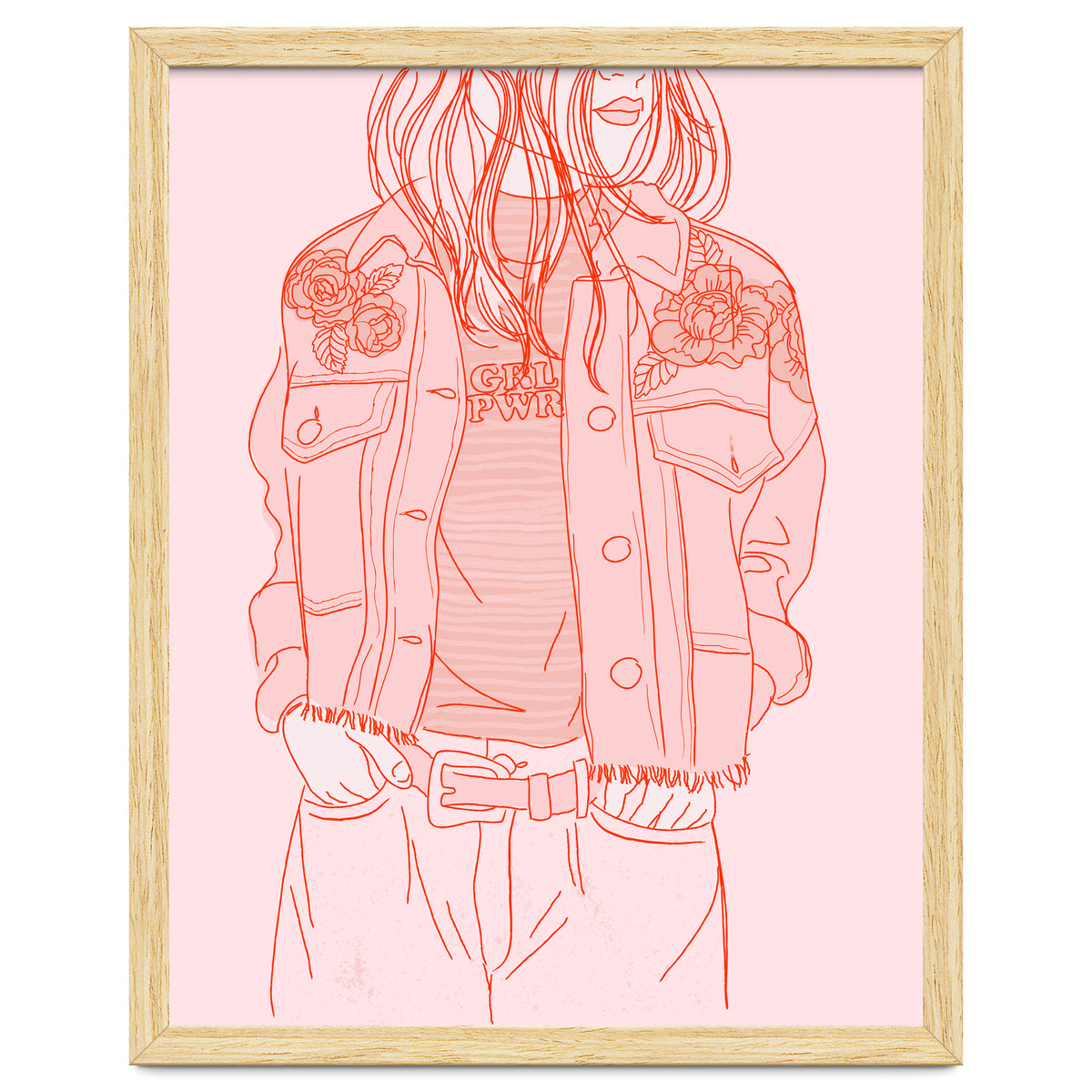 Pink Jeans Jacket
