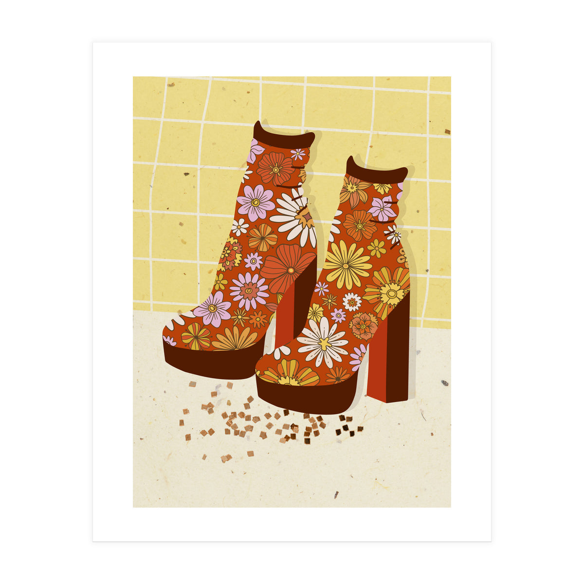 Groovy Disco Boots (Print Only)
