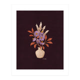 Purple Floral Vase Still Life (Print Only) thumbnail