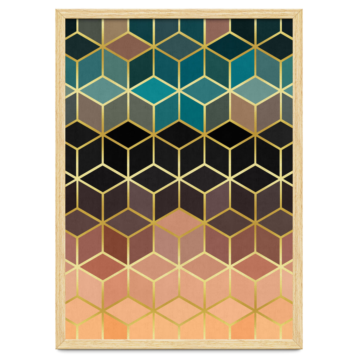 Colorful and golden pattern III