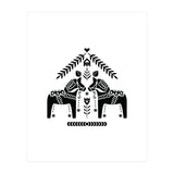 Swedish Dala Horse Folk Pattern (Print Only) thumbnail