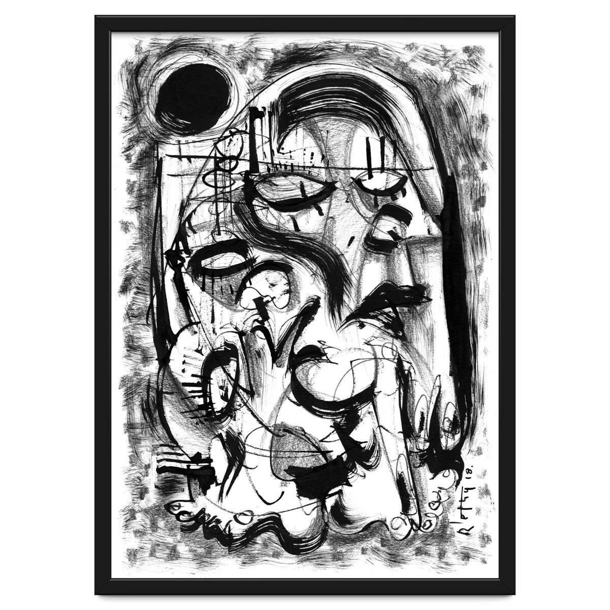 The Witch and Her Sons - b&w