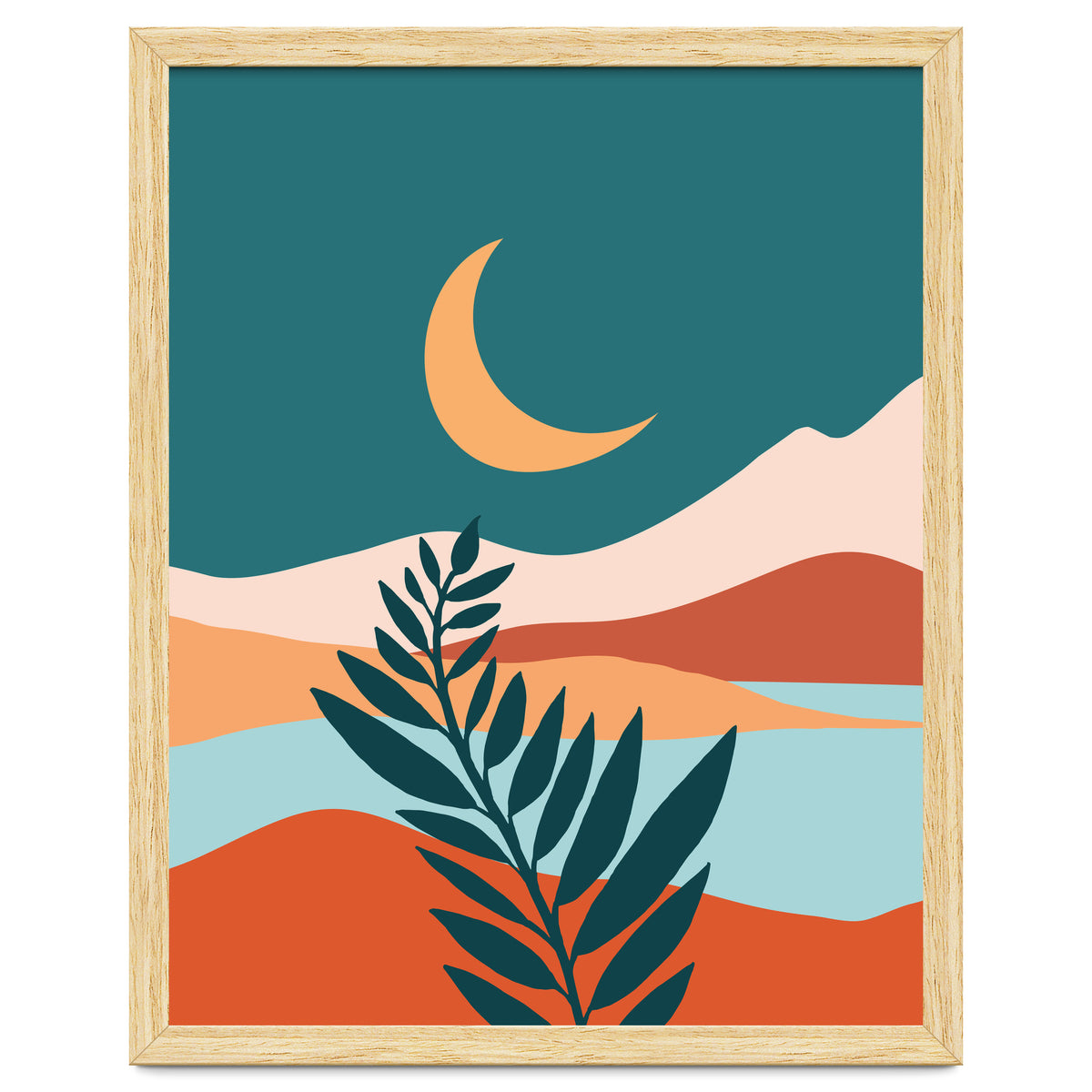 Moonlit Mediterranean