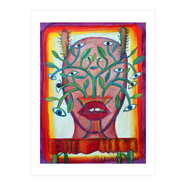 Cabeza De Mujer 5 (Print Only)