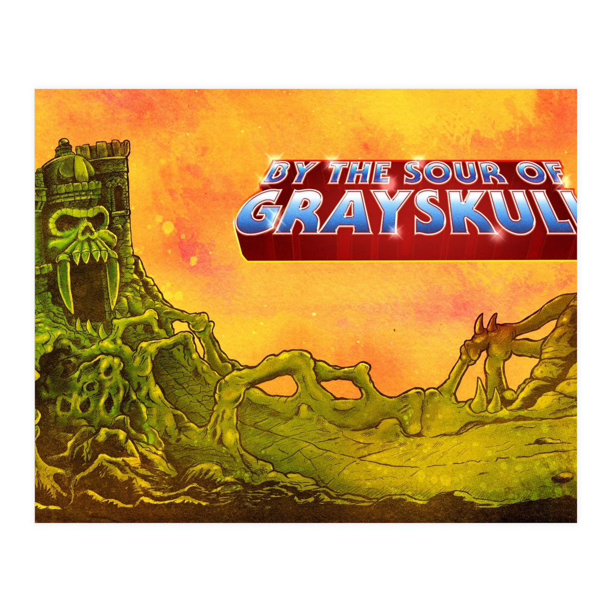 By The Sour Of Graykull - Steel City Brewery x Mega Collab - Grapefruit & Redcurrant Sour Beer (Print Only)