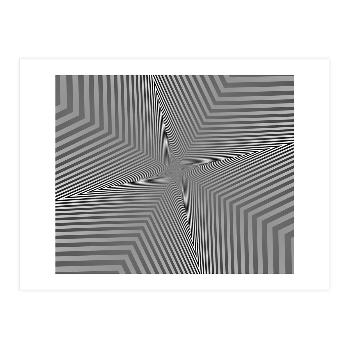 Abstract Triangle Pattern Geometric  (Print Only)