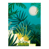 Rainforest With Moonlight (Print Only) thumbnail