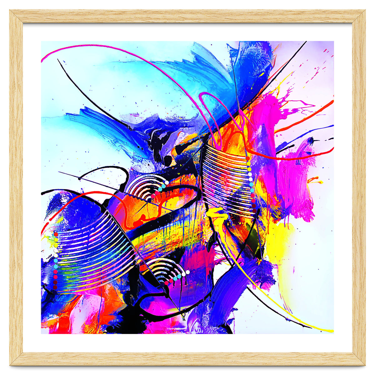 Abstract Art Britto - Qb293