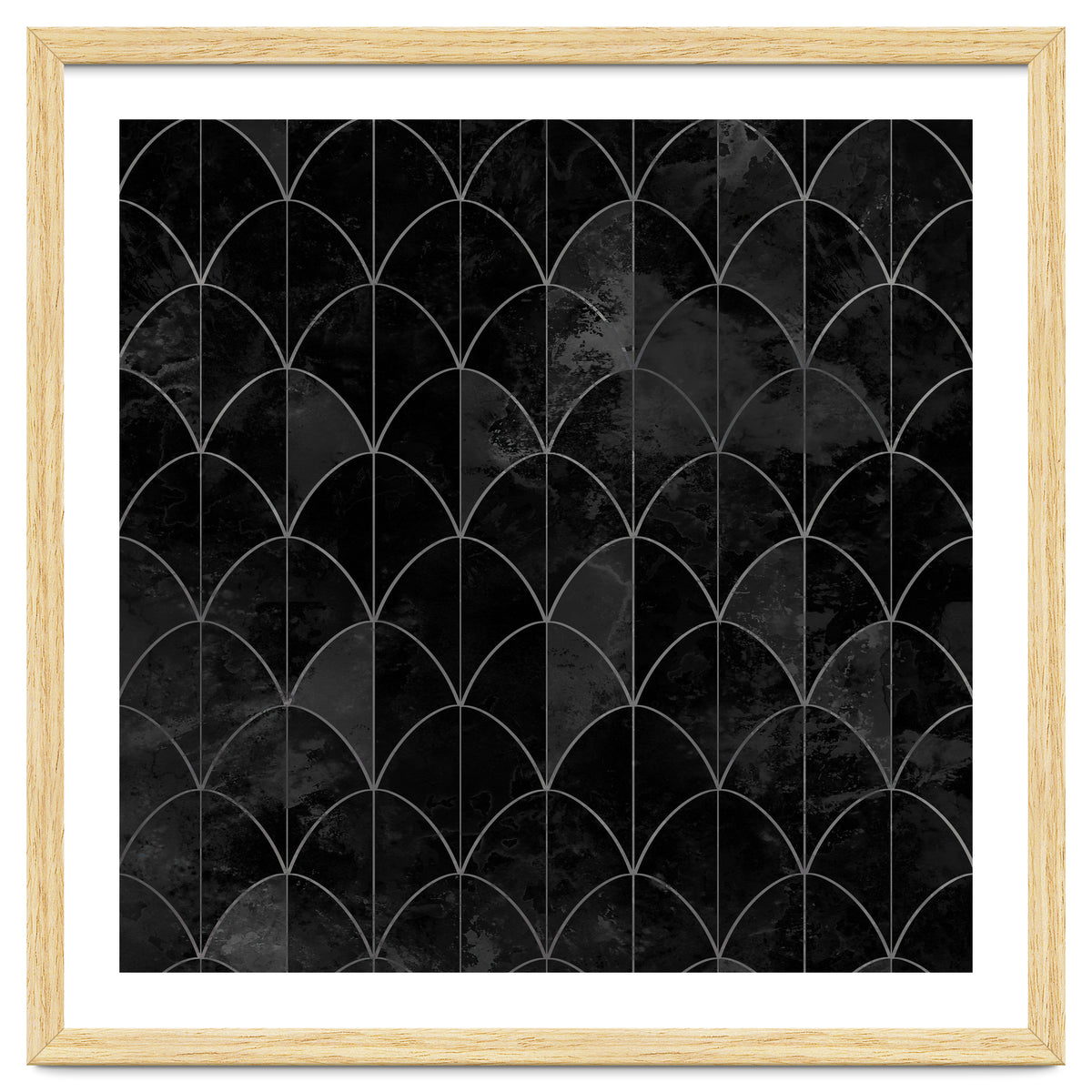 Mermaid scales. Black and white