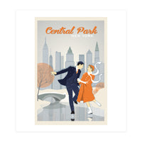 Skating in Central Park  (Print Only)
