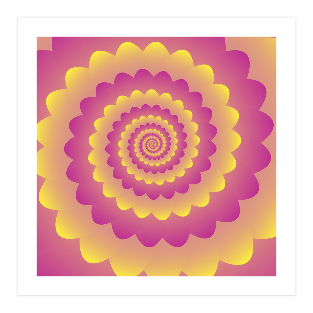 Indain Rangoli Pattern  (Print Only)