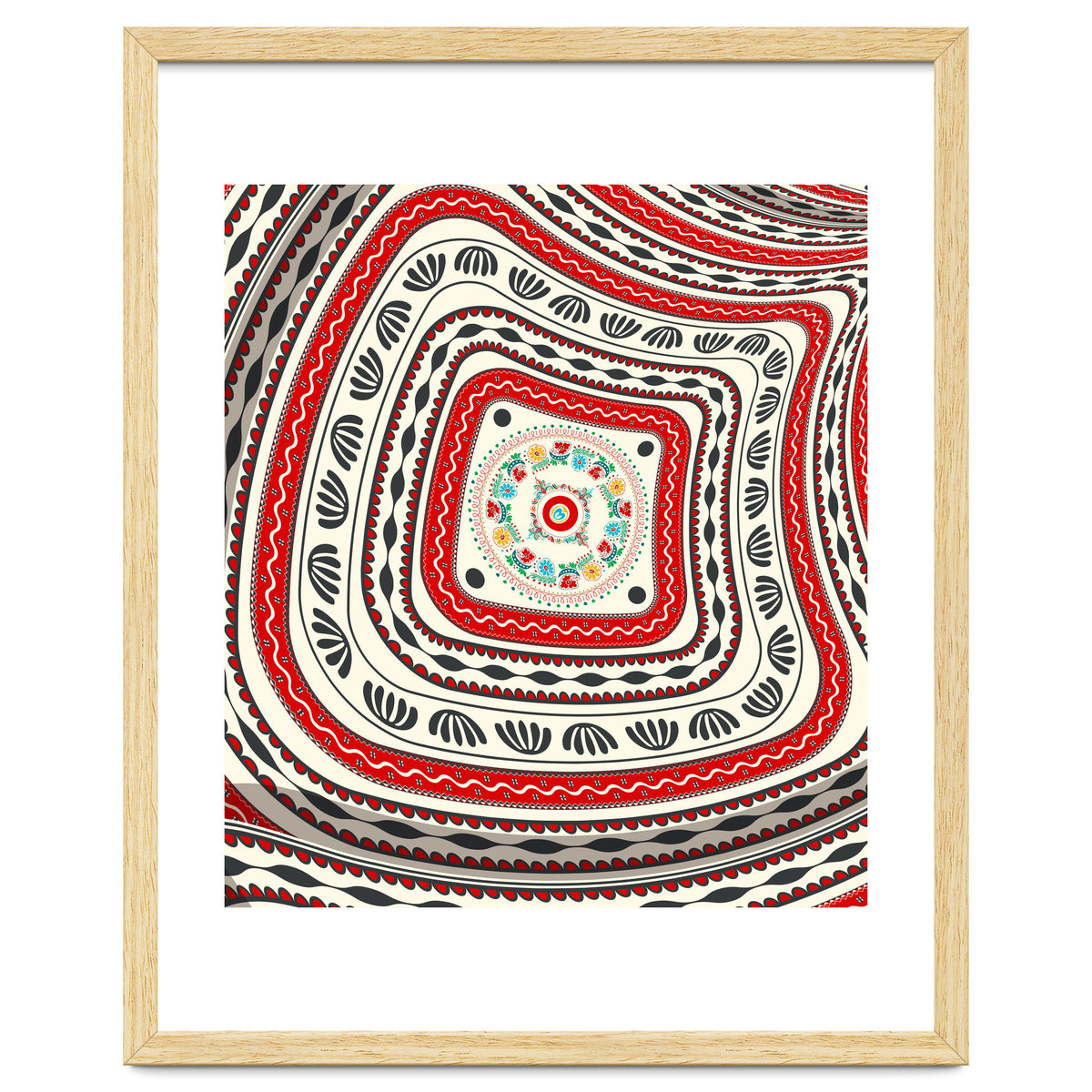 Romanian embroidery background 16