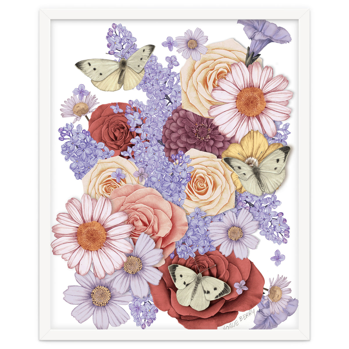 Flowers and Butterflies