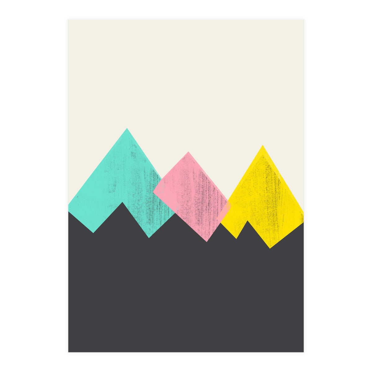 Pastel Mountains III (Print Only)
